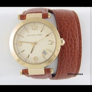 Michael Kors Equestrian Heritage Leather Watch